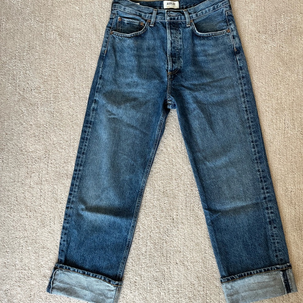 Agolde Women’s Fran low Slung Straight Jeans